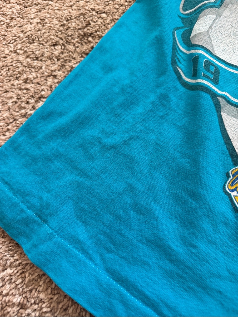 90s Florida Marlins pro player made in USA single stitch graphic tshirt fits S - Picture 5 of 5